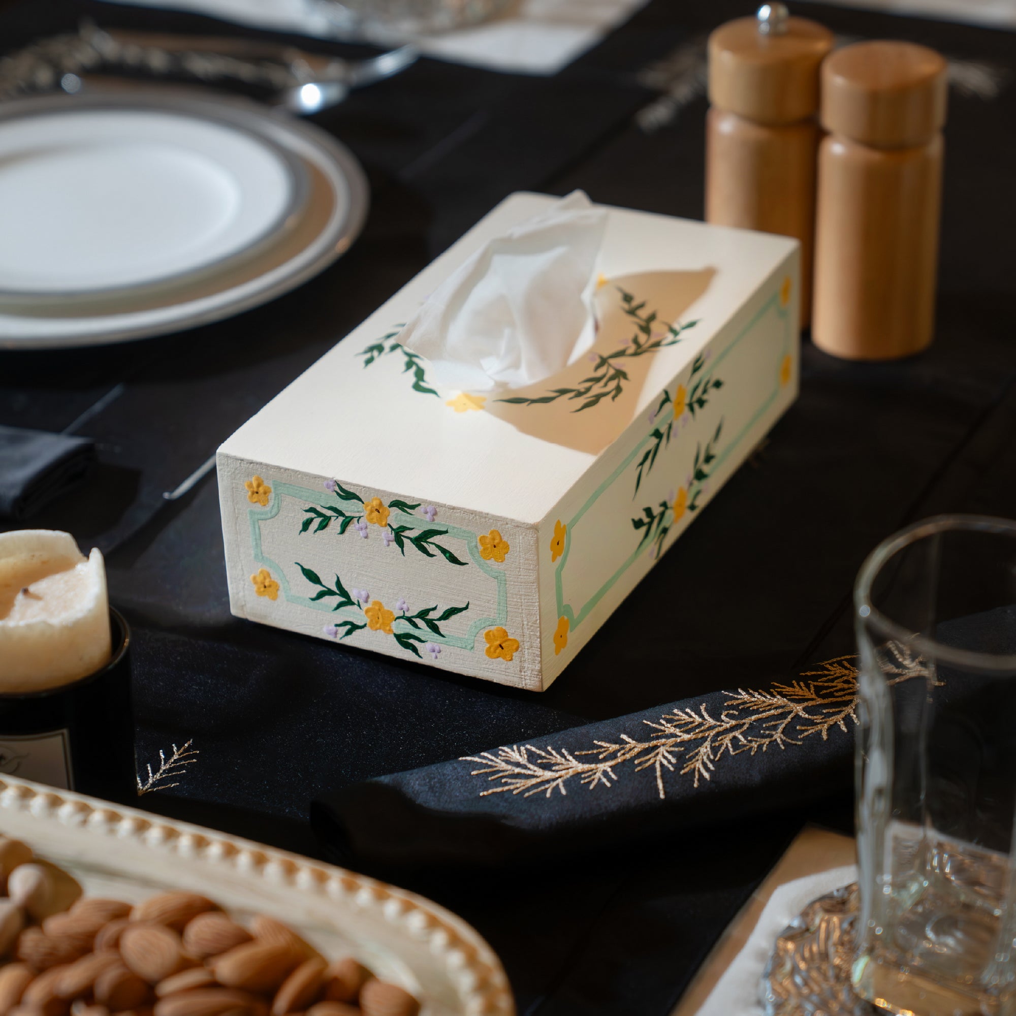 Petal Whisper Tissue Box