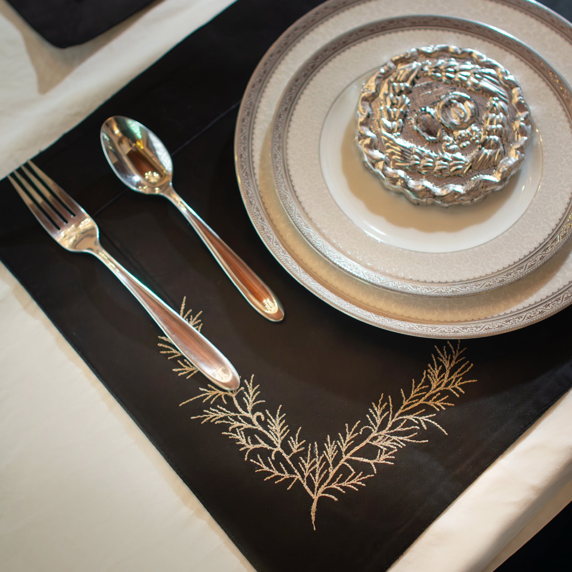 Midnight Fern Placemat