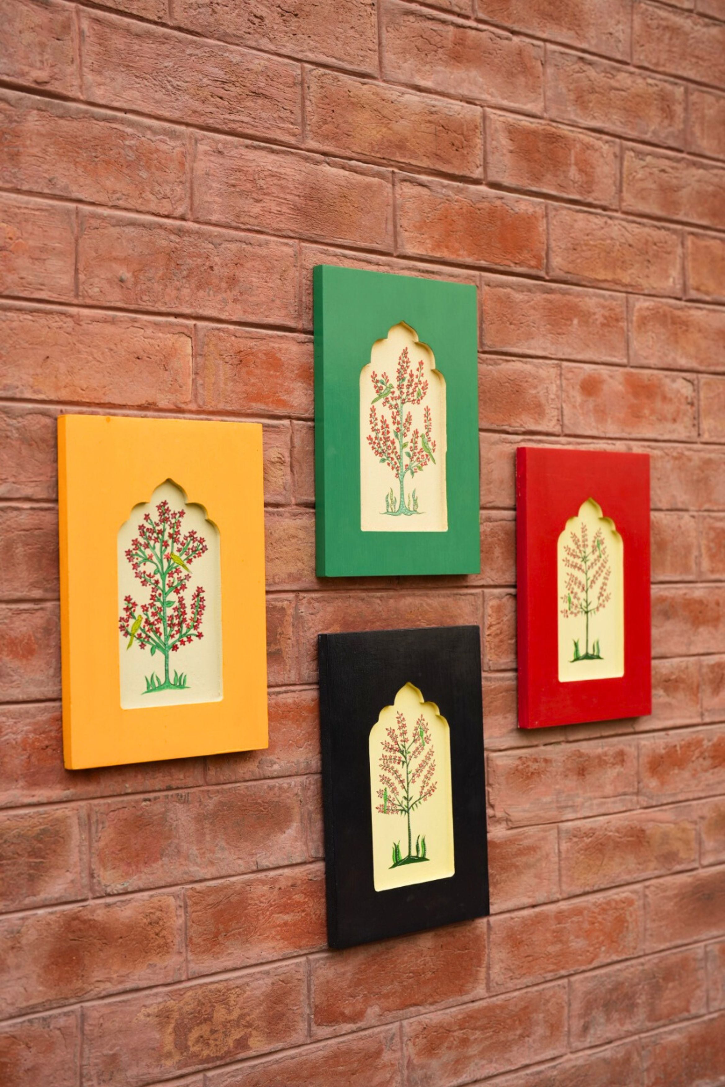 Mughal Art Frame Green