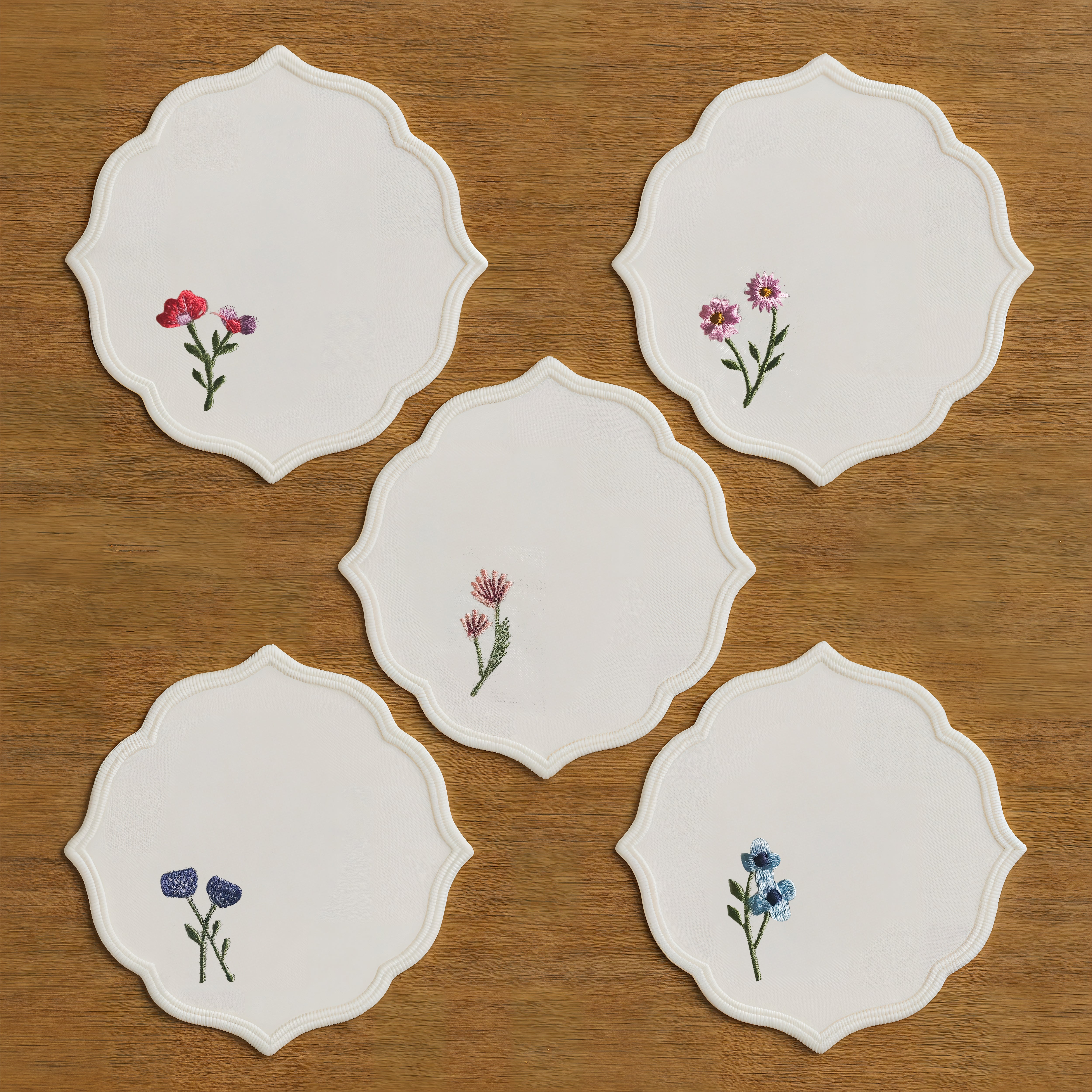 Linen Coaster Design 4