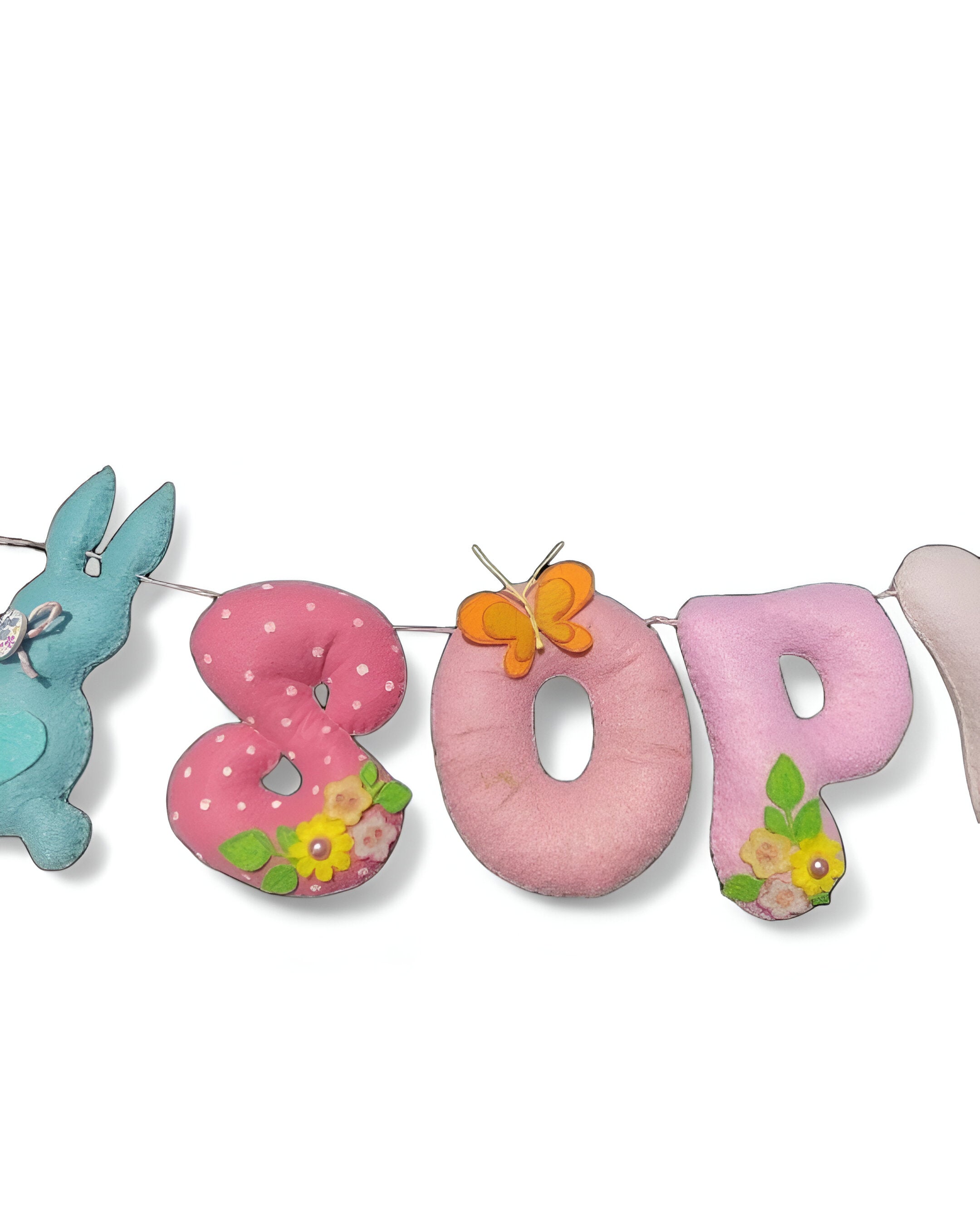 Bunny Theme Name Hanging