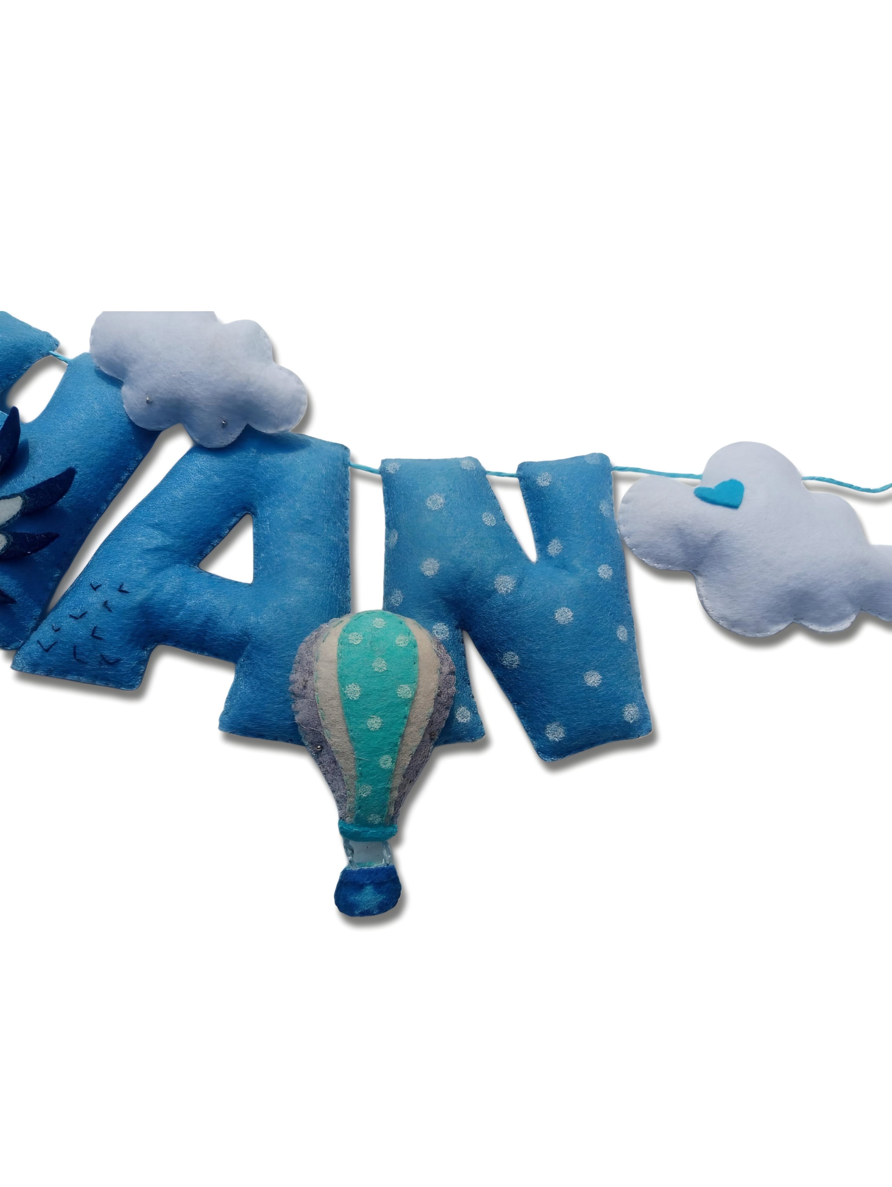 Cloud Theme Name Hanging