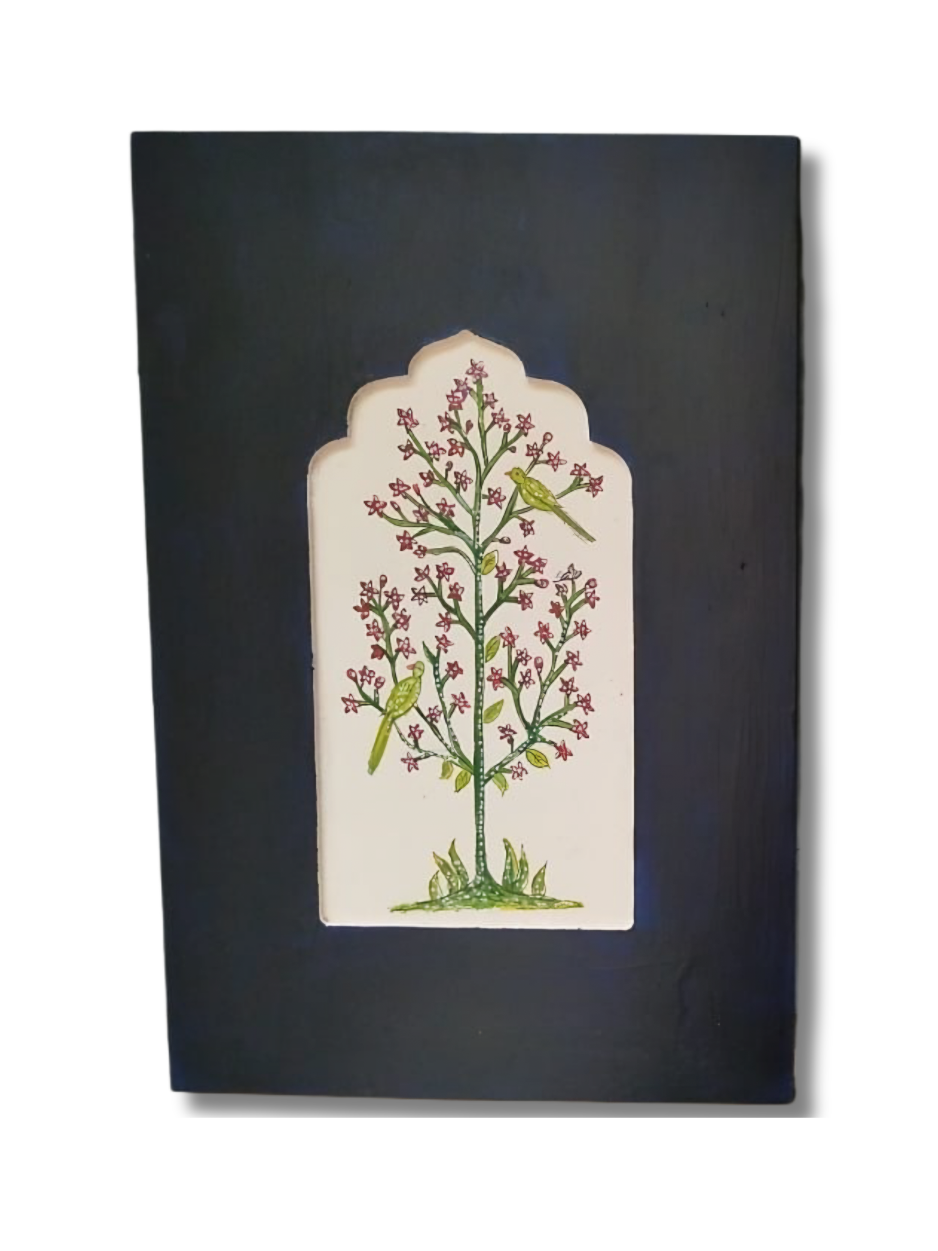 Mughal Art Frame Customized (Dark Blue)