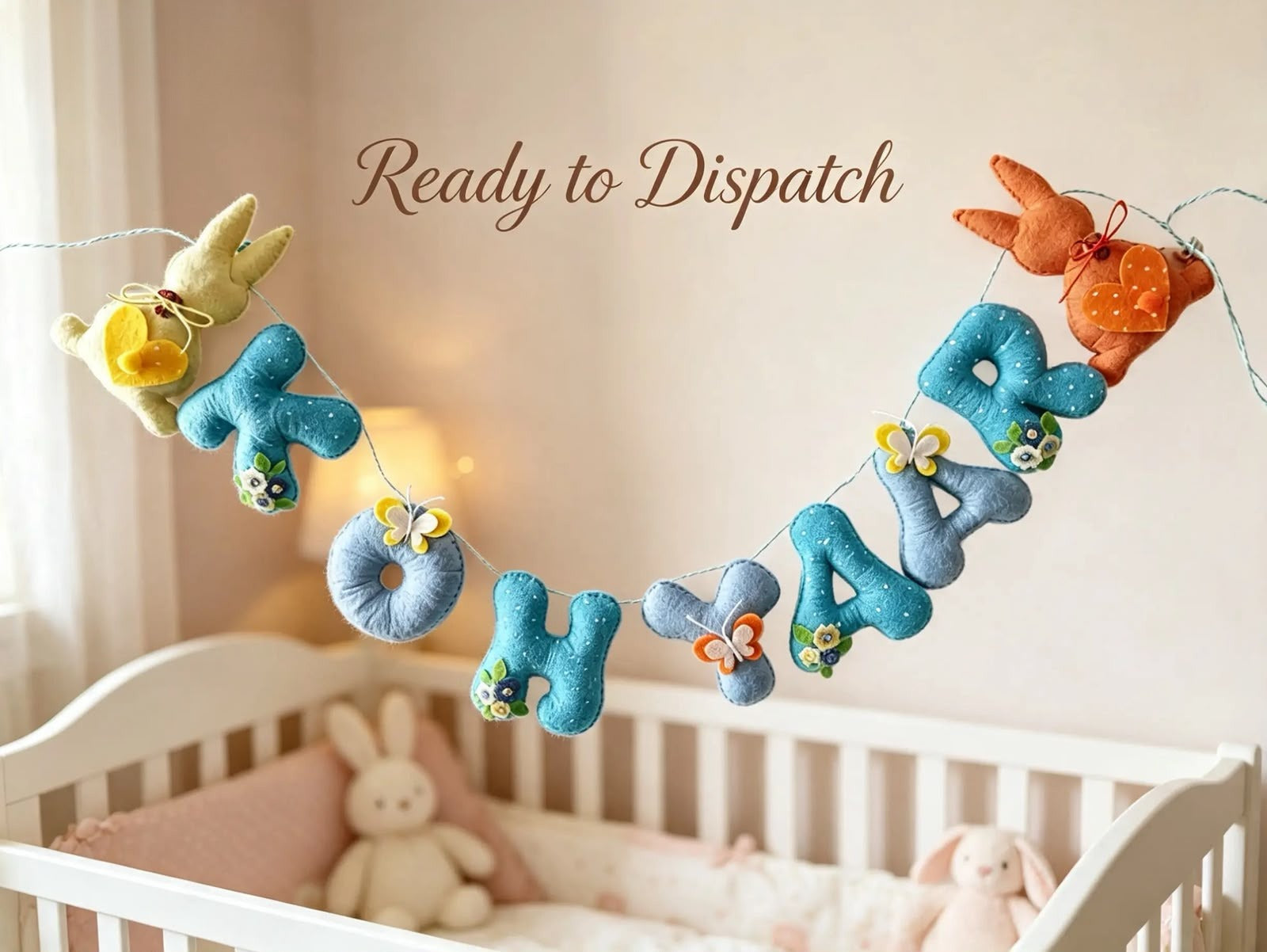 Bloom & Bunny Name Hanging