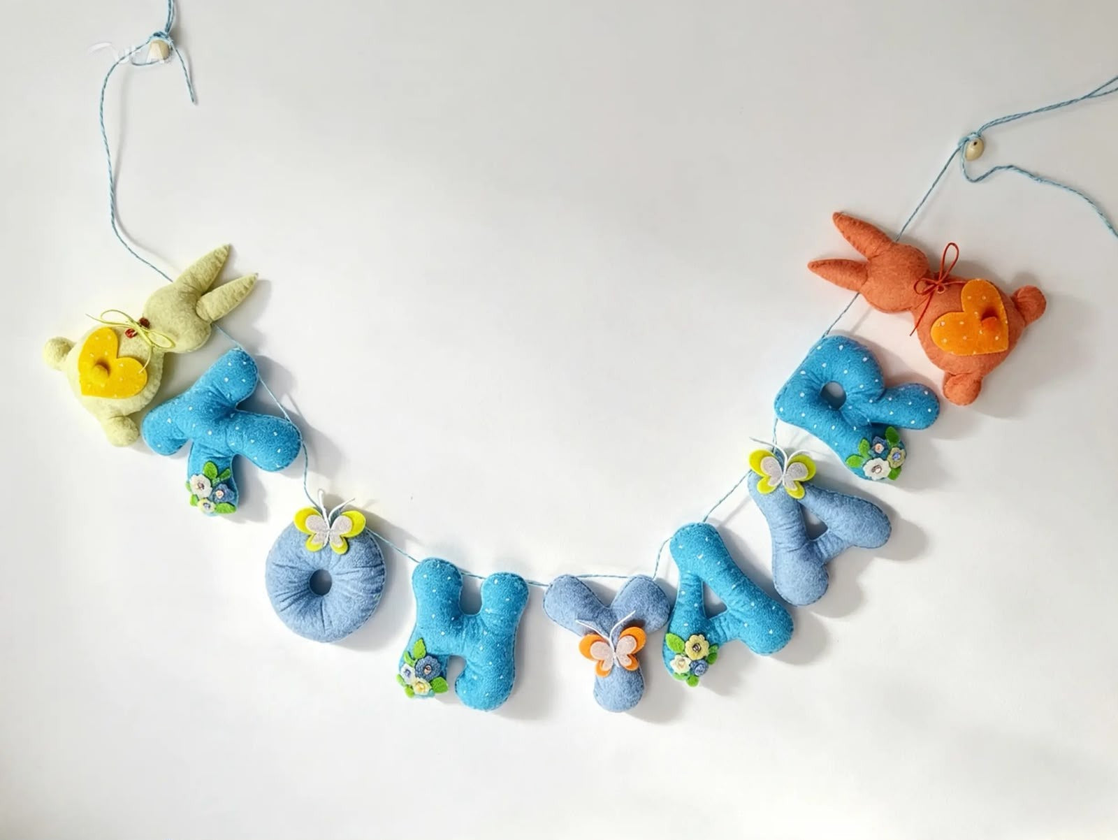 Bloom & Bunny Name Hanging