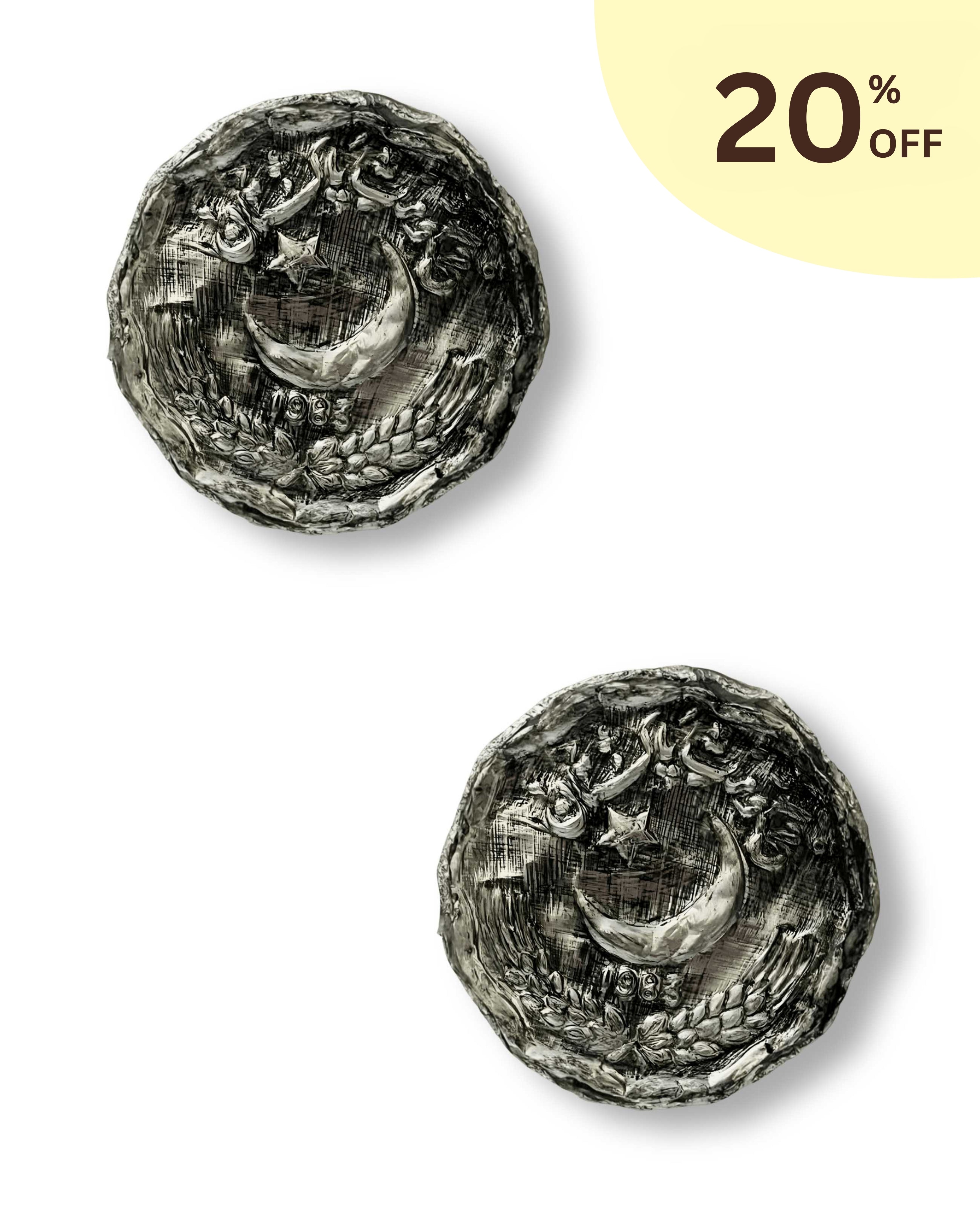 2 & 3 & 4 Coin Shaped Coaster 20% OFF
