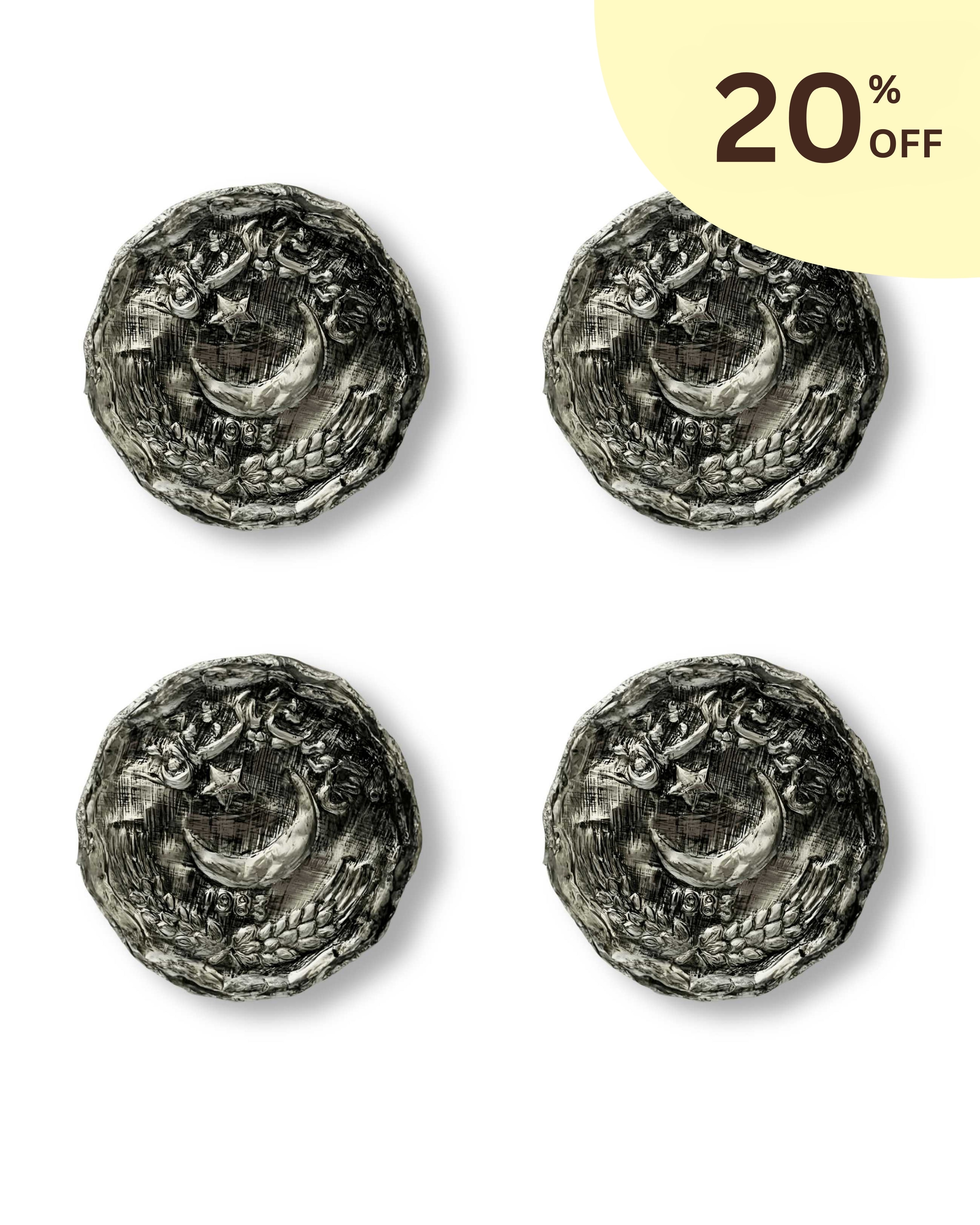 2 & 3 & 4 Coin Shaped Coaster 20% OFF