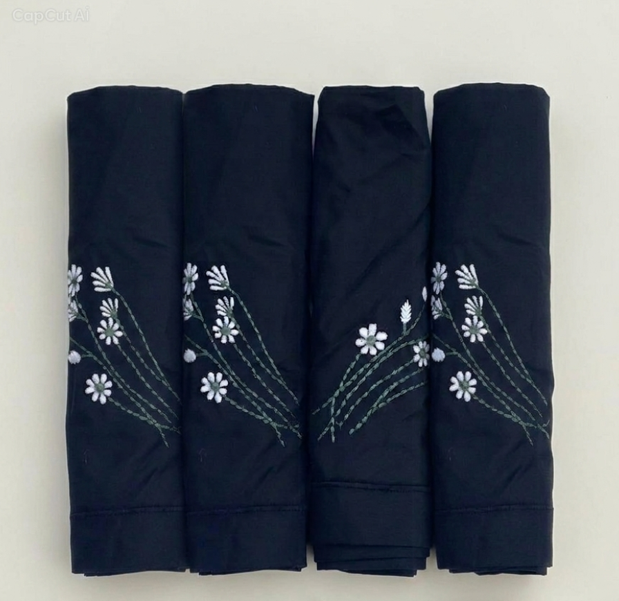 Midnight Fern Napkins Set Design 2
