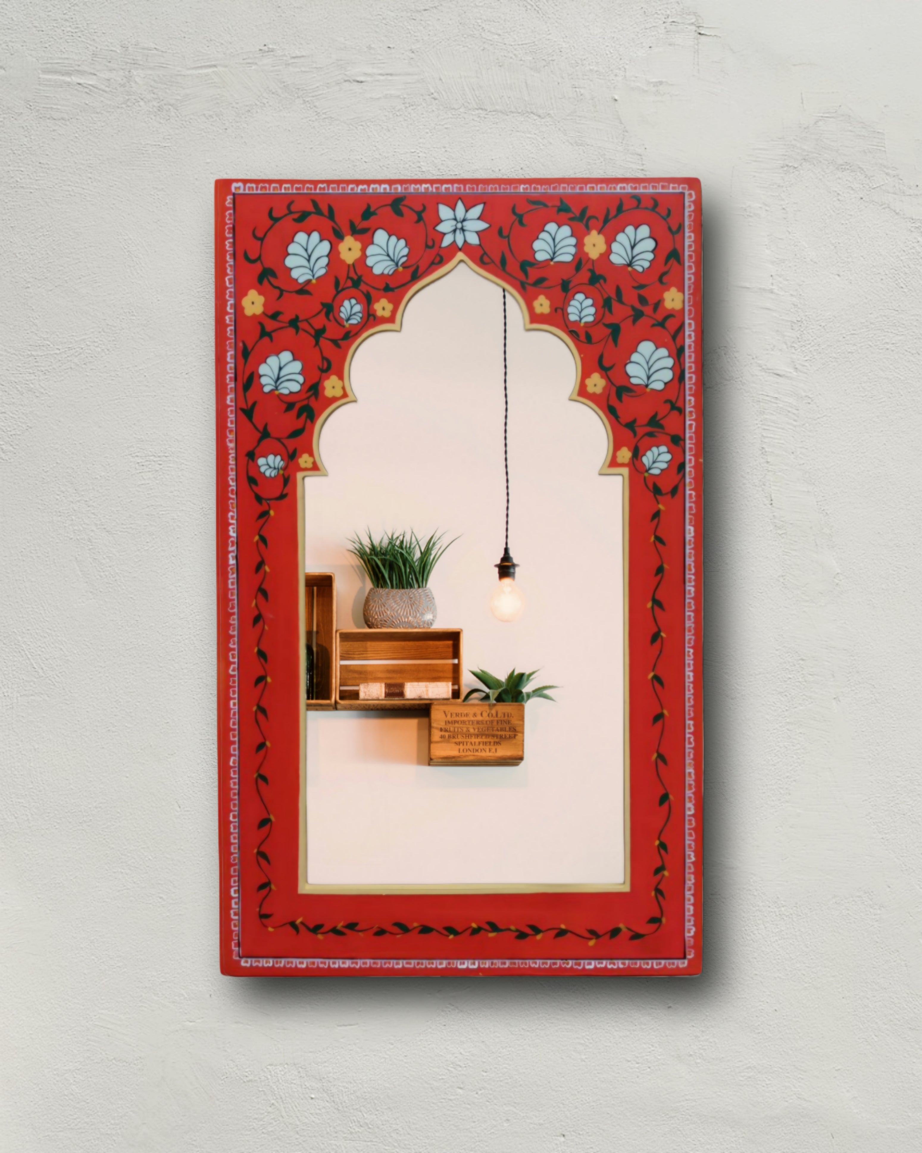 Customised Floral Miror Frame
