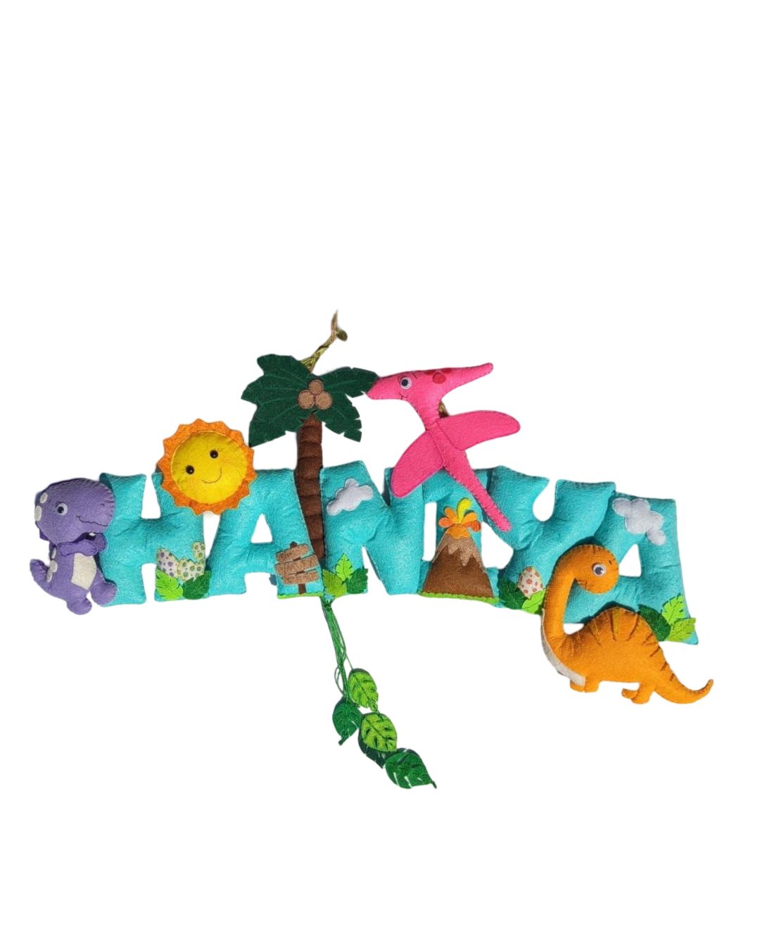 Dinosaur Theme Name Hanging