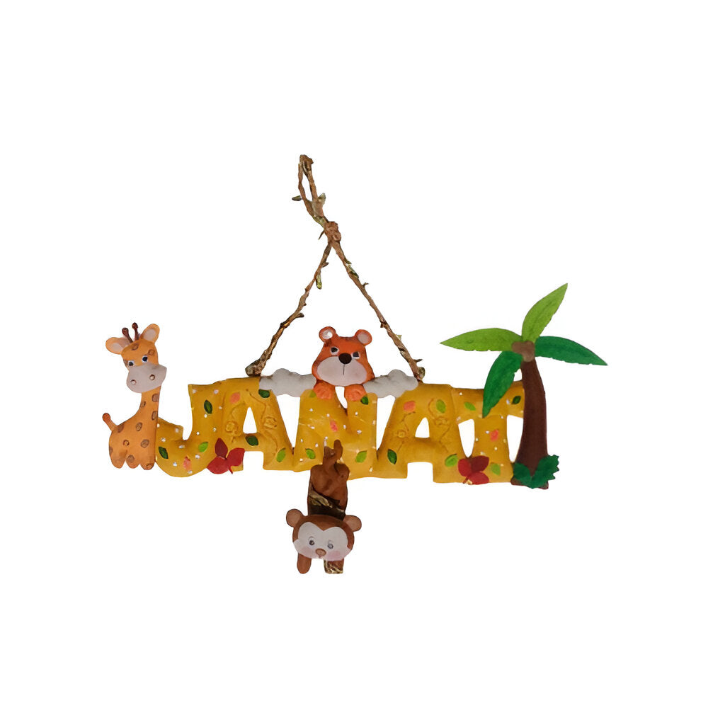 Jungle Theme Name Hanging