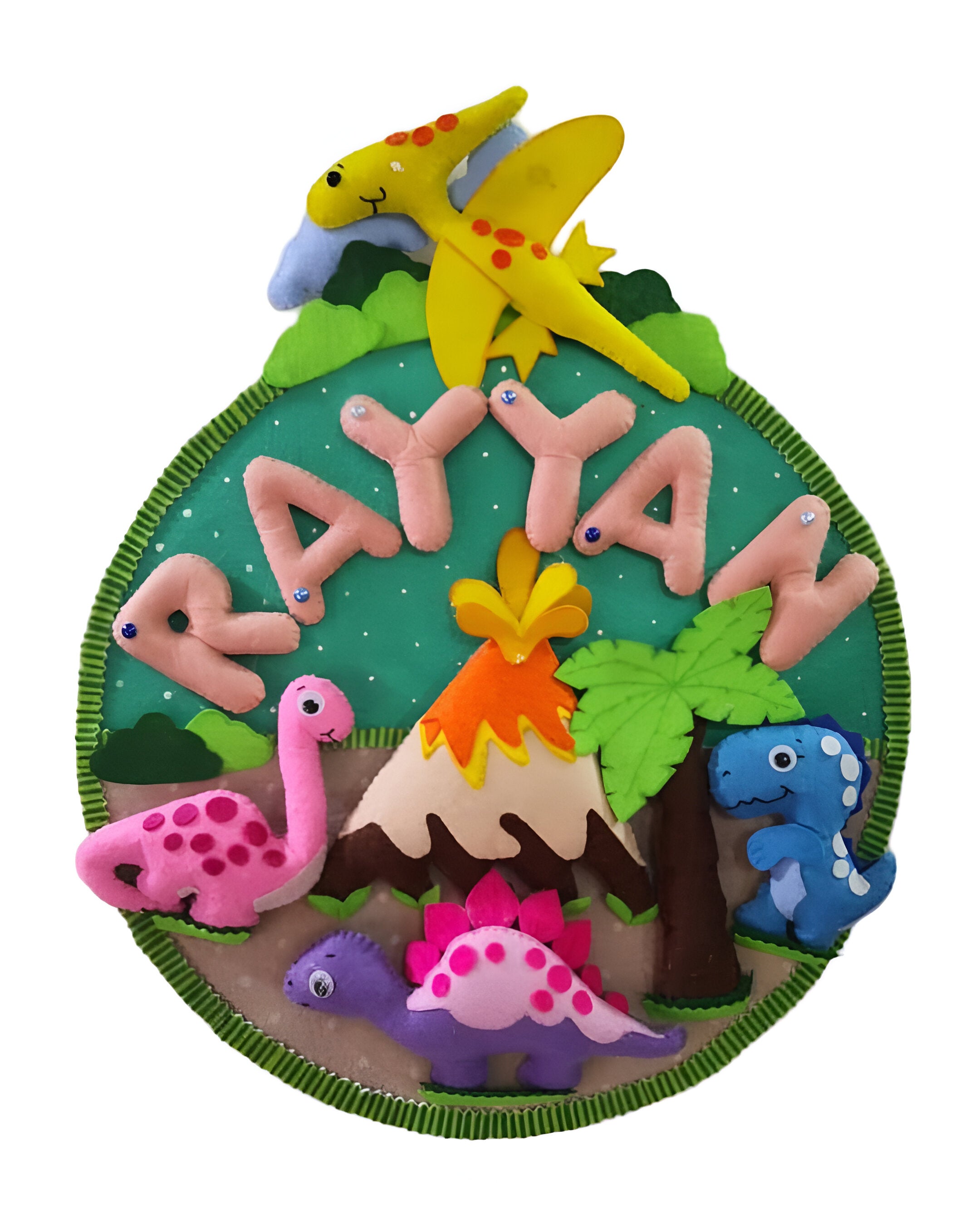 Dinosaur Theme wall Hanging