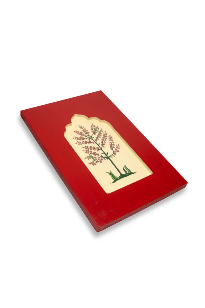 Mughal Art Frame Red