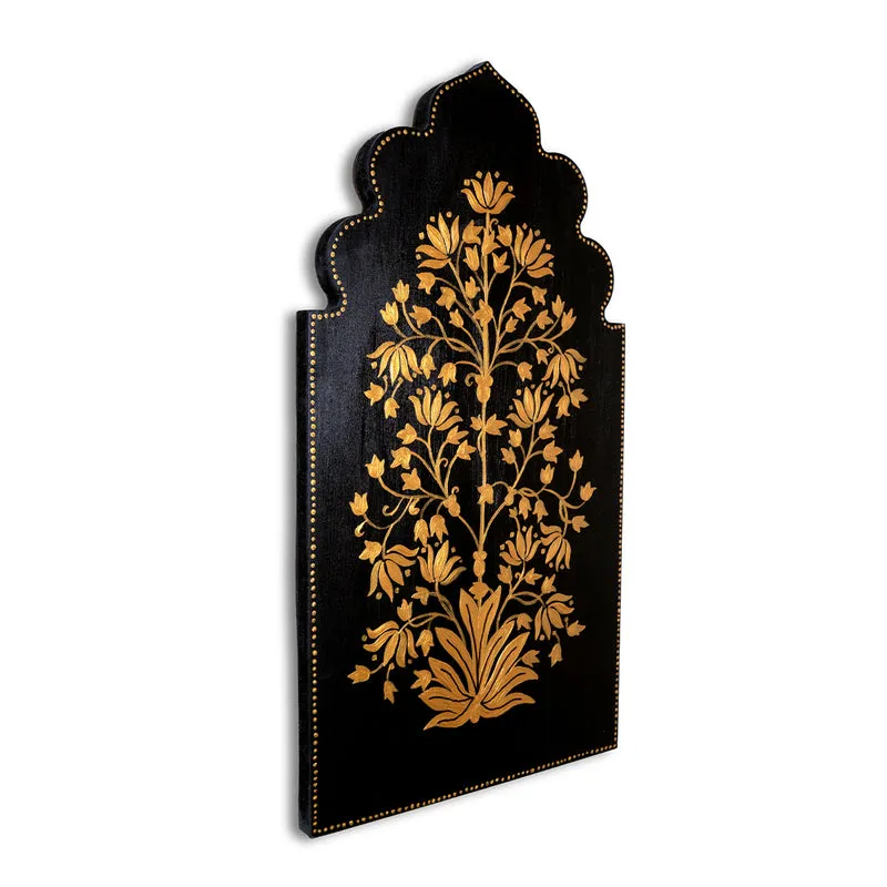 Mughal bloom wall frame (Gold)
